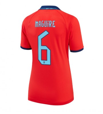 Englanti Harry Maguire #6 Vieraspaita Naisten EM-Kisat 2020 Lyhyet Hihat